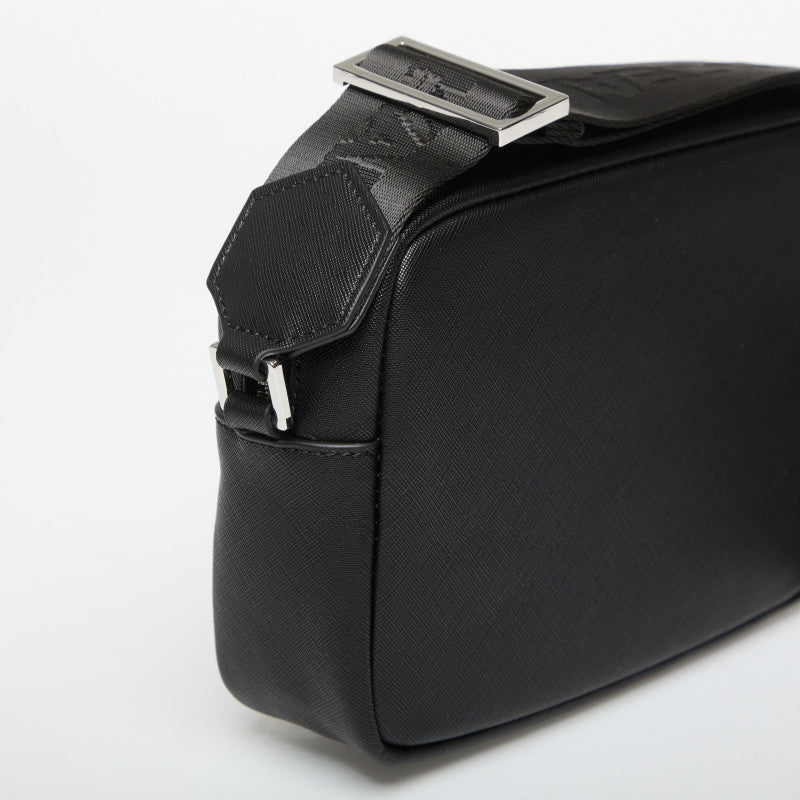 Karl Lagerfeld Jeans Logo Saffiano Camerabag Black