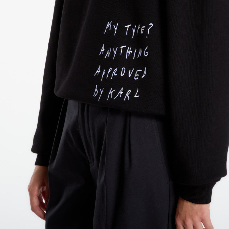 Karl Lagerfeld Jeans X Pt Boxy Hoodie Black