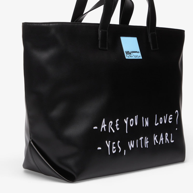 Karl Lagerfeld Jeans X Pt Xl Tote Black