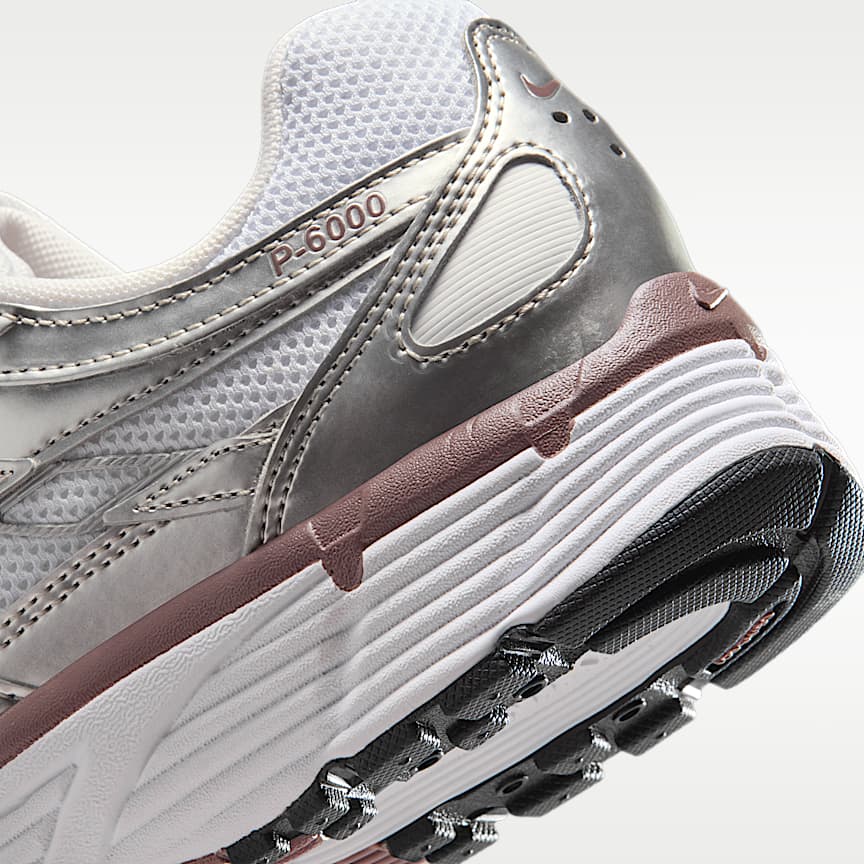 Nike Wmns P-6000 White/ Tattoo-Metallic Silver-Black