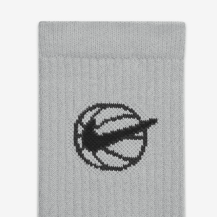 Nike Elite Everyday Crew Kojinės (3 Poros)