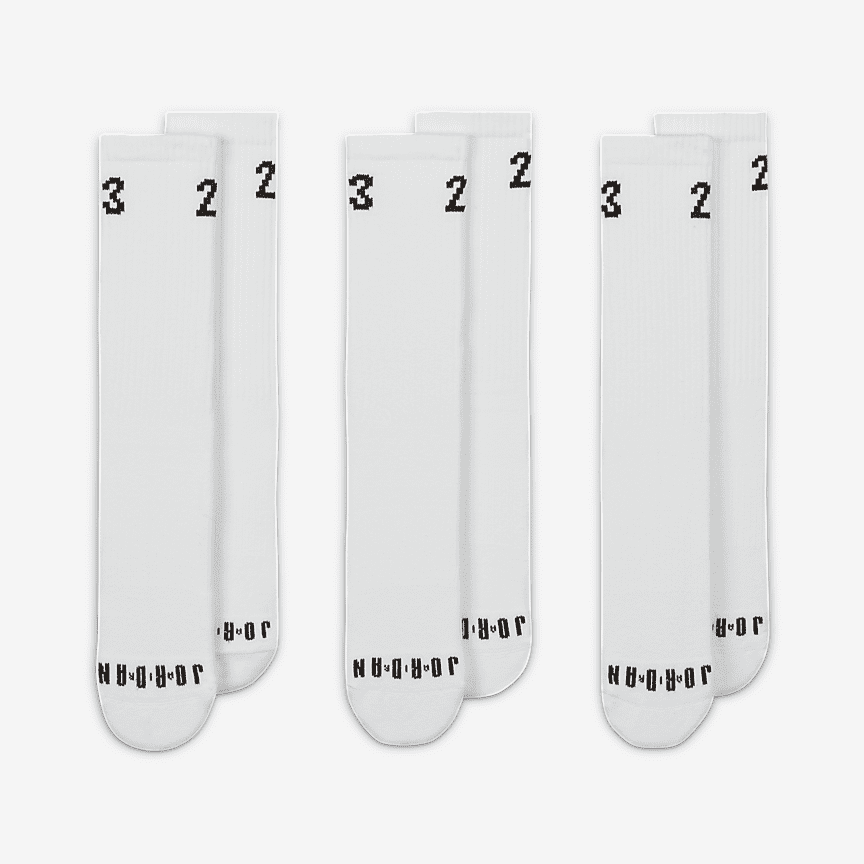Jordan Essential Crew Dri-Fit Kojinės (3 Poros)