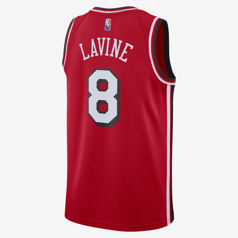 Nike NBA Chicago Bulls City Edition Swingman Jersey Zach LaVine
