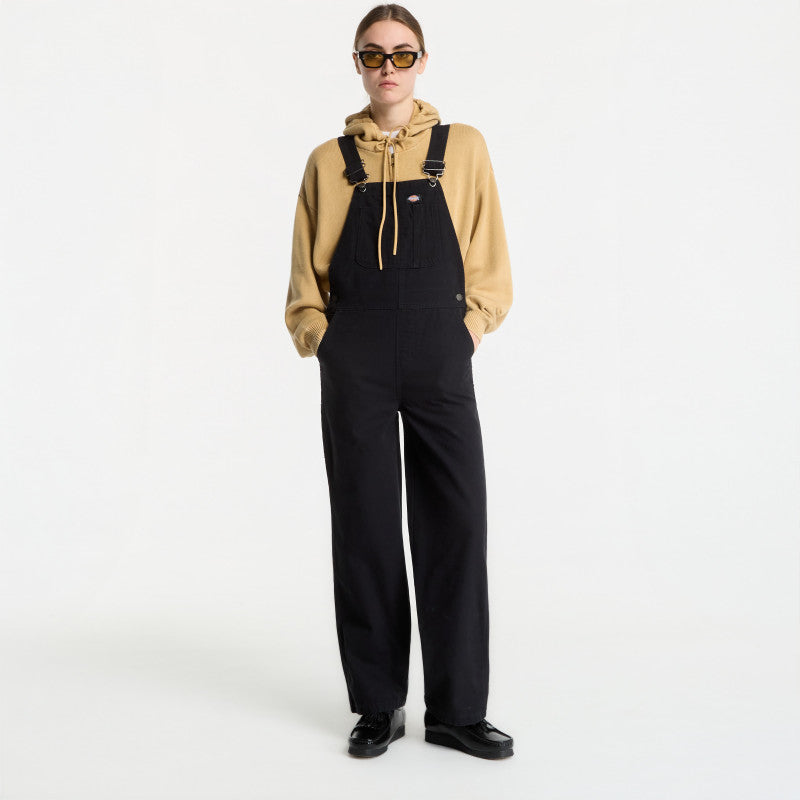 Dickies Canvas Bib Black