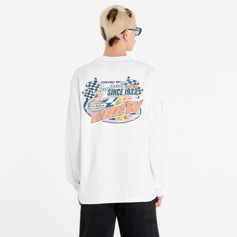 Dickies Nashport Long Sleeve Tee White