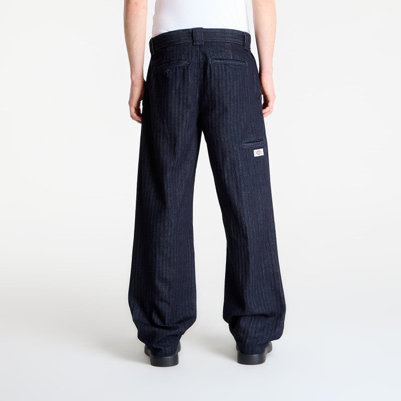 Jeansy Dickies Selvedge Herringbone Denim Rinsed Black