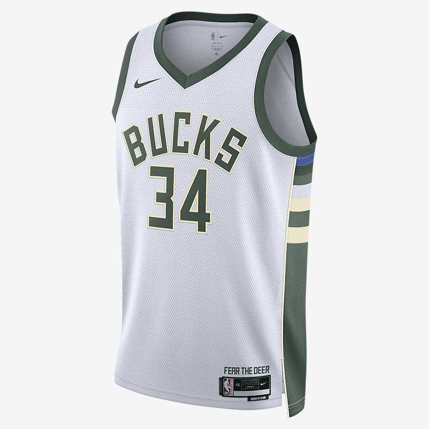 Nike Dri-FIT NBA Swingman Jersey Milwaukee Bucks Association Edition 2022/23