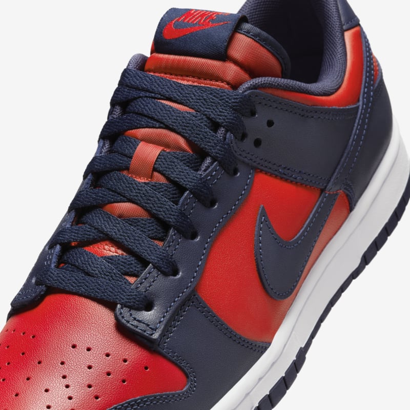 Nike Dunk Low Retro University Red/Biel/Obsidian