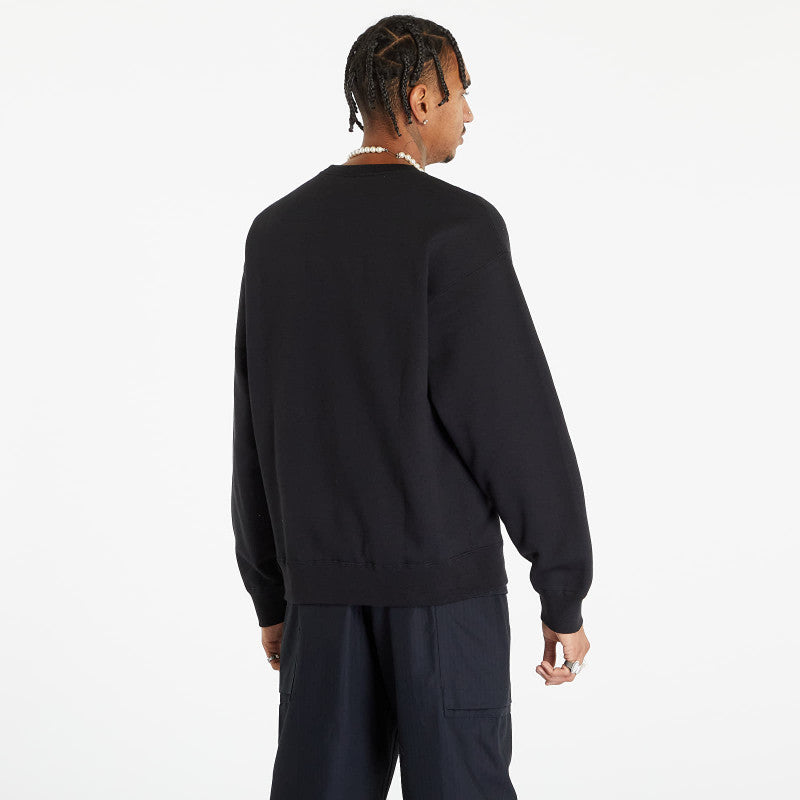 Nike Solo Swoosh Men's Fleece Crew Black/ White