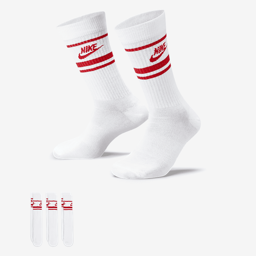 Nike Sportswear Dri-FIT Everyday Essential Crew kojinės (3 poros)