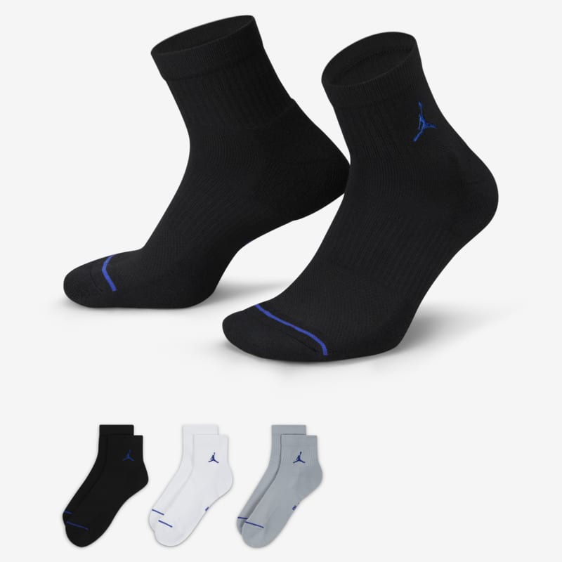 Jordan Everyday Ankle Dri-Fit Kojinės (3 Poros)