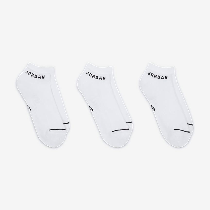 Jordan Everyday No-Show Dri-Fit Kojinės (3 Poros)