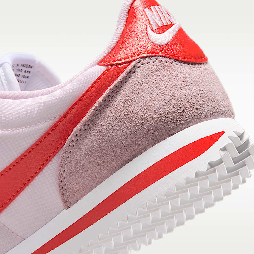 Nike Cortez Textile Pink Foam/ Lt Crimson-White-Safety Orange