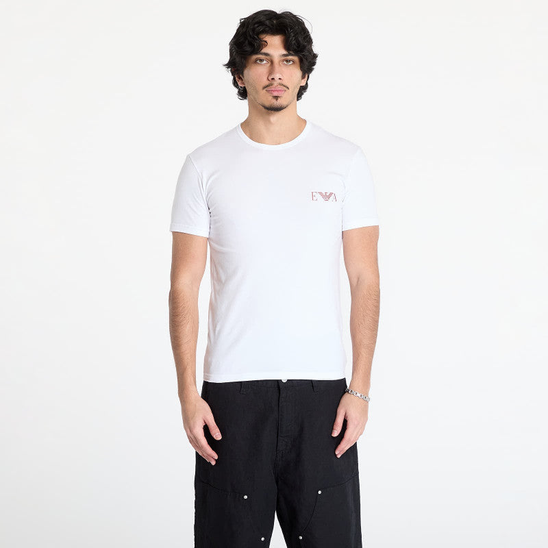 EA7 Emporio Armani 2-Pack Crew Neck T-Shirt White/ Black