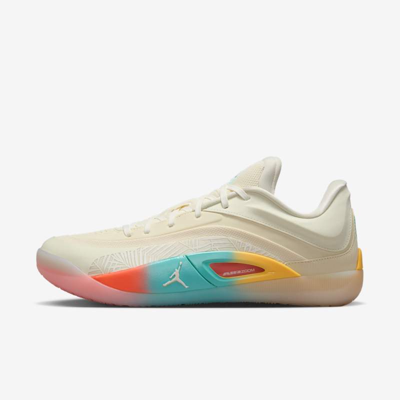 Jordan Zion 4 “Low Country” Coconut Milk/Sail/Bright Mango/Aurora Green