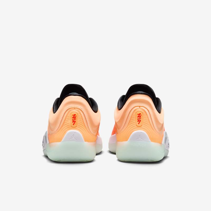 Jordan Zion 4 Peach Cream/Black/White/Total Orange