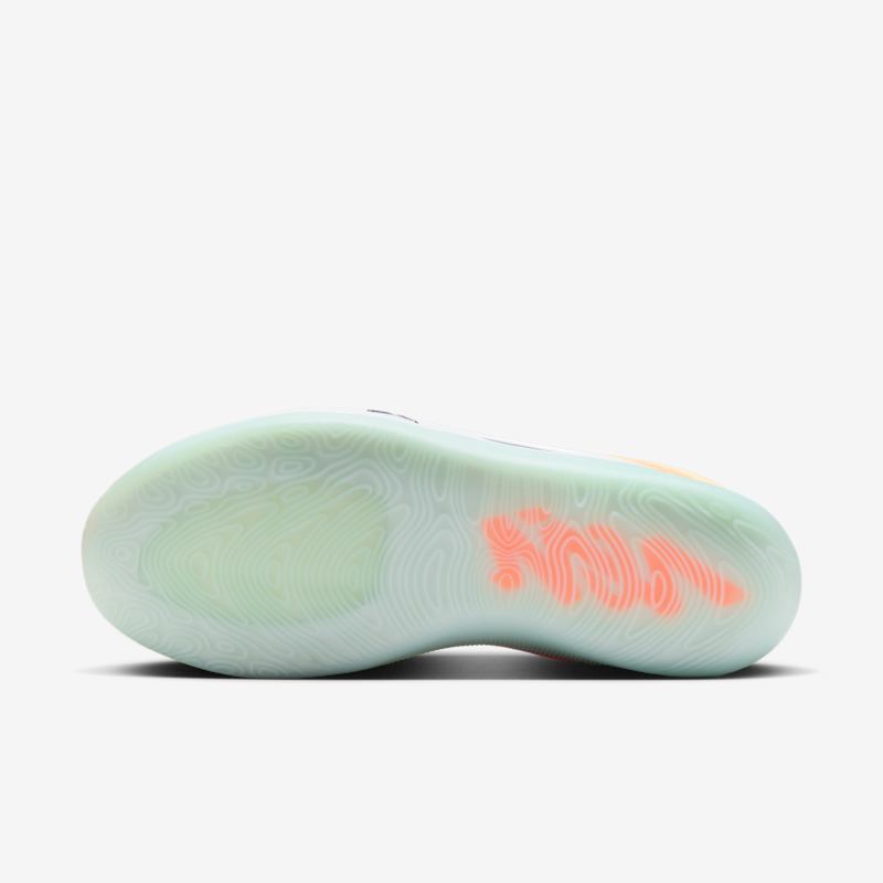 Jordan Zion 4 Peach Cream/Black/White/Total Orange