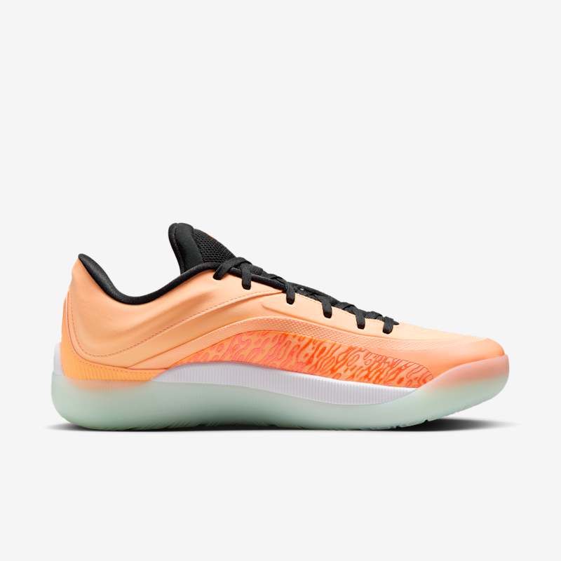 Jordan Zion 4 Peach Cream/Black/White/Total Orange