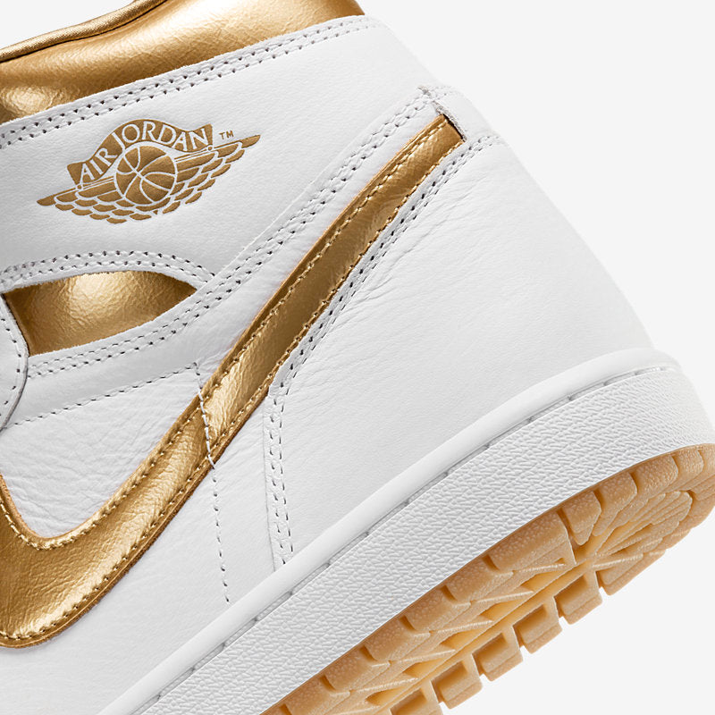 Air Jordan 1 Retro High OG "White and Gold"