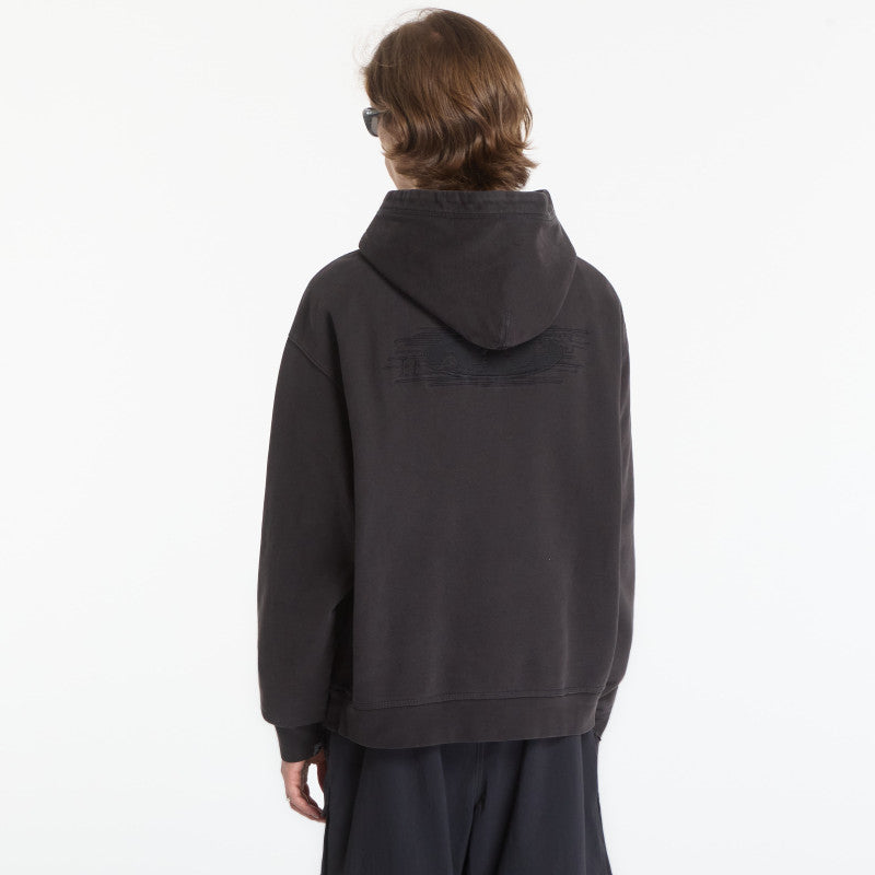 Oakley Echo Mod Embroidered Hoodie Pitch Black