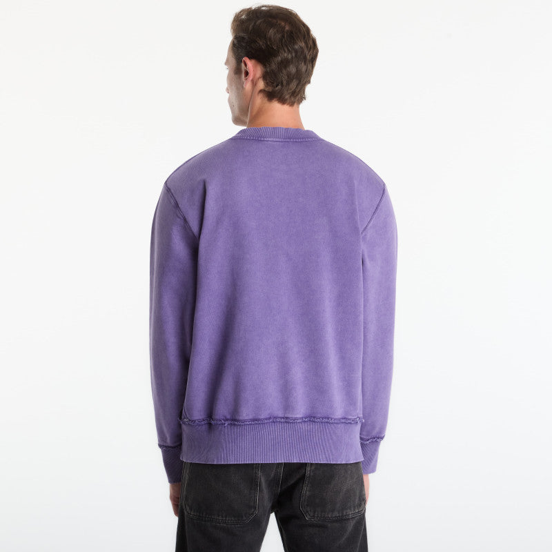 Études Studio National Crew Accent Sweatshirt Purple