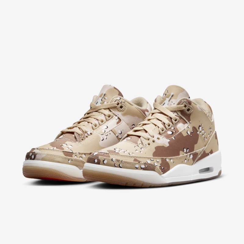 Air Jordan 3 Retro Tex "Desert Camo" Dark Driftwood/Sail-Hemp-Velvet Brown