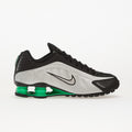 Nike Shox R4 Mtlc Silver/ Mtlc Silver-Black-Green Shock