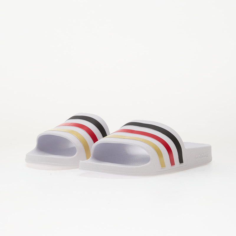adidas Adilette Aqua Slides Ftwr White/ Core Black/ Gold Met.