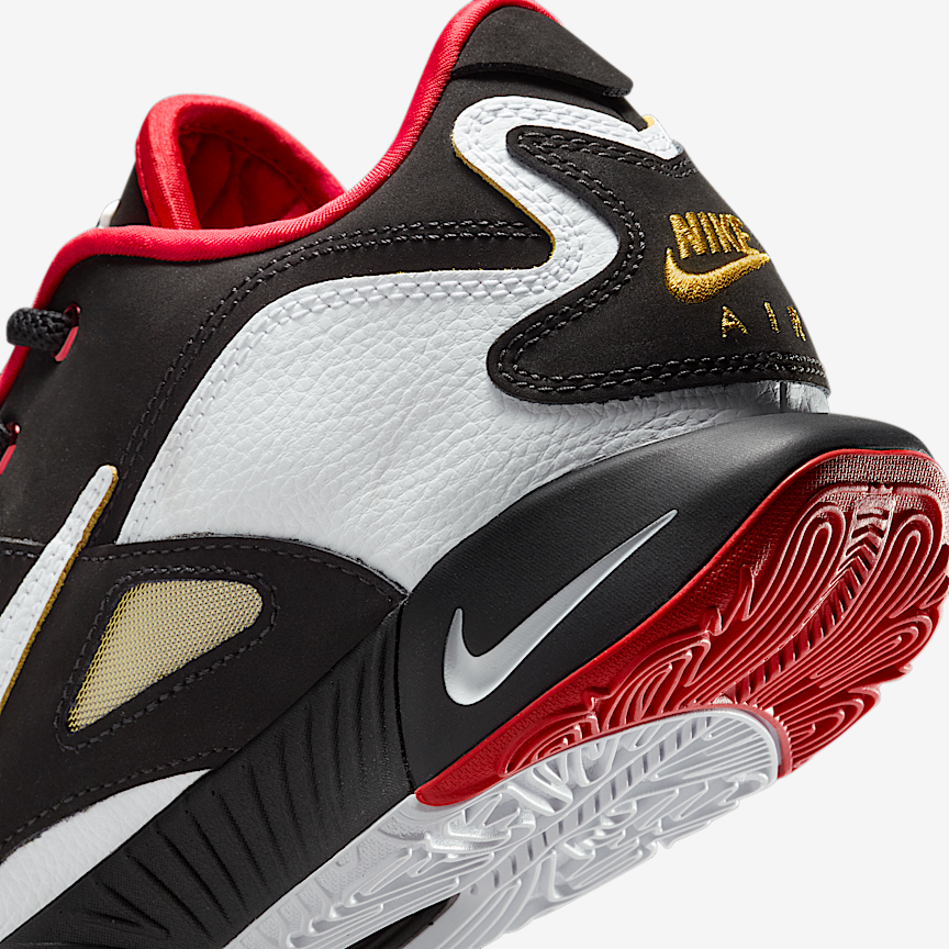 Nike LeBron 21 Prime 93 Black/White-Fire Red-Metallic Gold