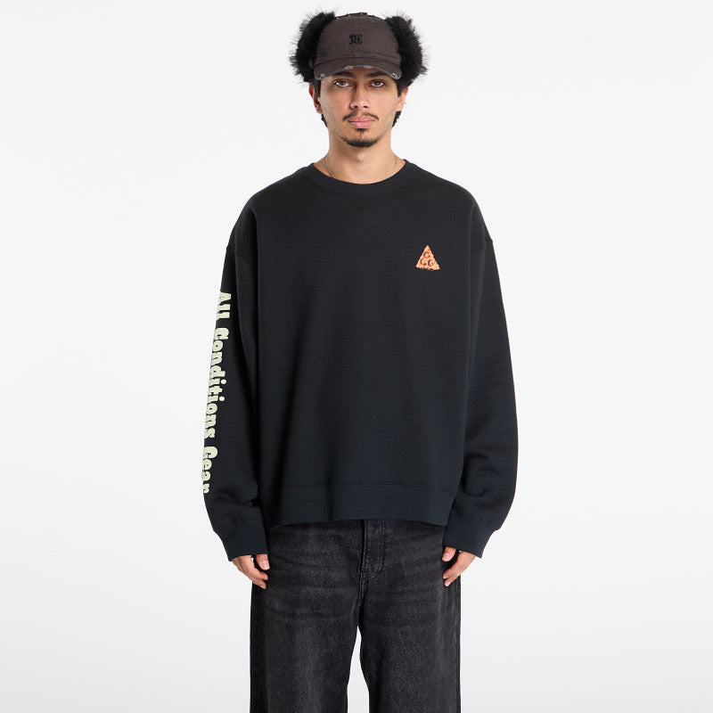 Nike ACG "Tuff Fleece" Crew-Neck Black