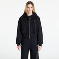 Nike Sportswear Phoenix Fleece Women's Loose Full-Zip Cropped Hoodie Black/ Sail