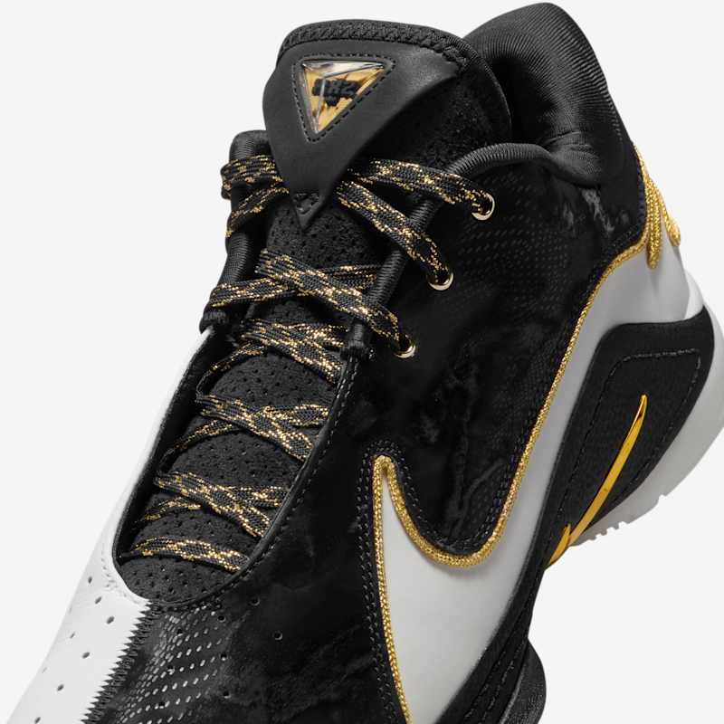 Nike LeBron XXII “Mogul” White/Black-Metallic Gold