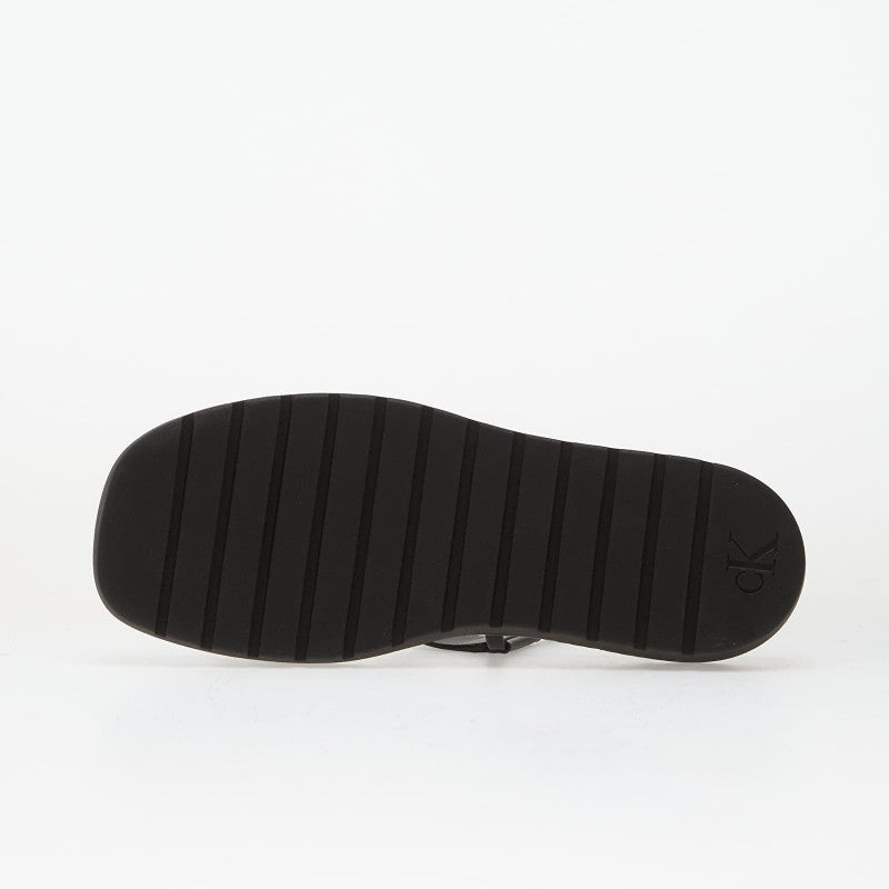 Calvin Klein Square Toe Molded Sandal Slide Black