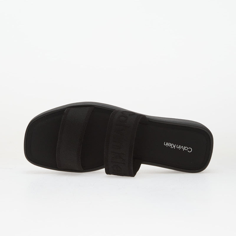 Calvin Klein Flatform Sandal Webbin Black