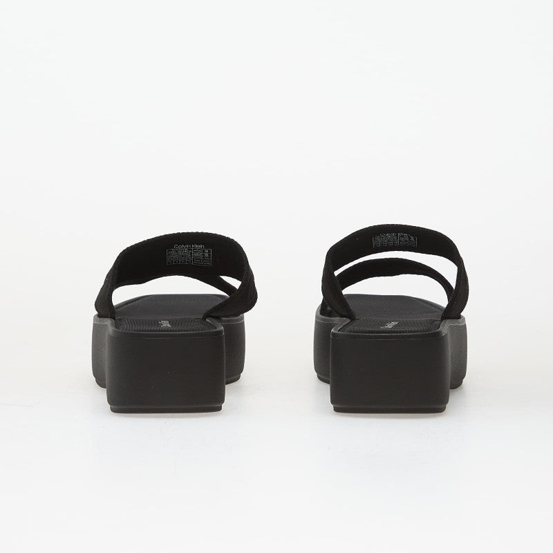 Calvin Klein Flatform Sandal Webbin Black