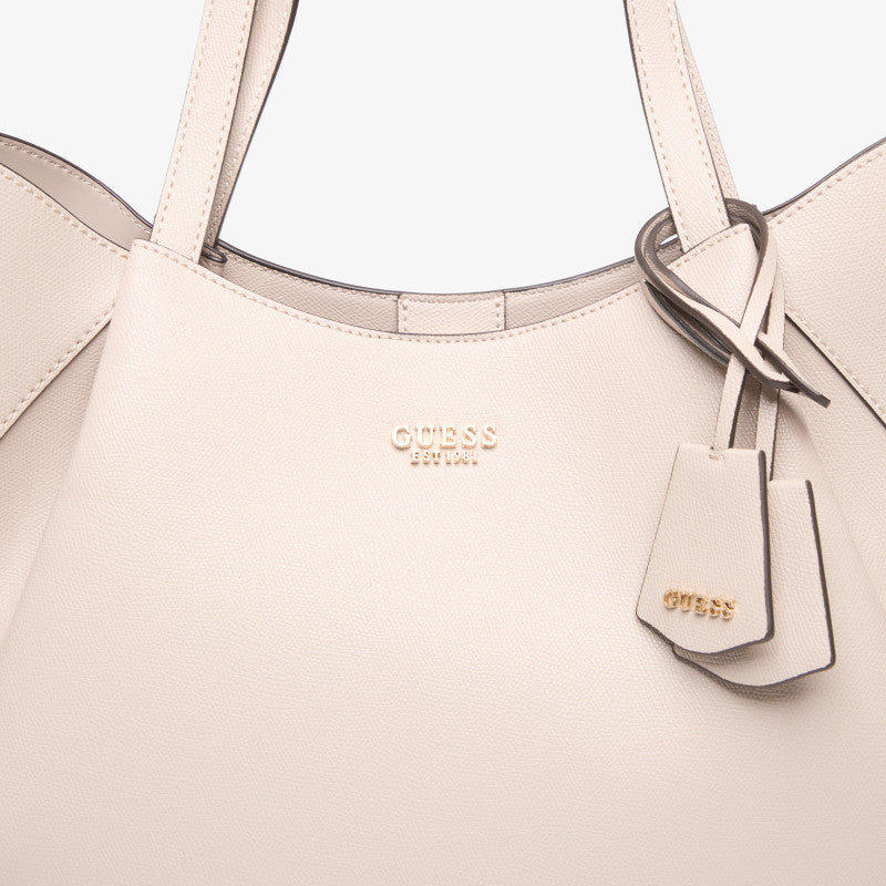 Guess Amorette 2 In 1 Tote Taupe