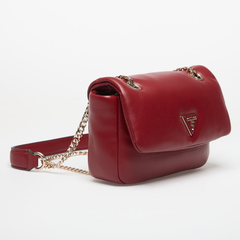 GUESS Sunetra Mini Convertible Crossbody Flap Red