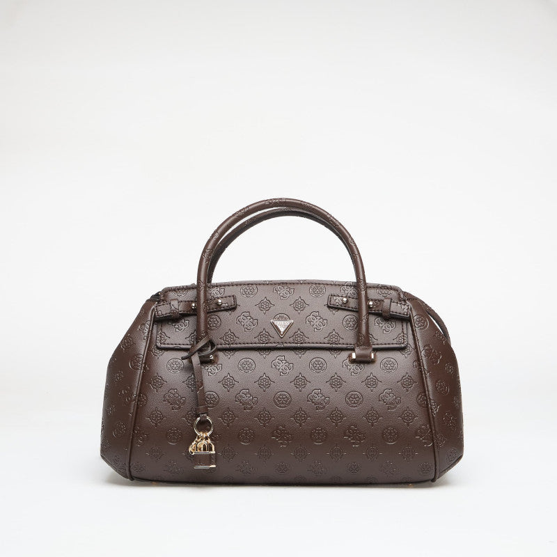 Guess Diana 3 Comp Satchel Brown