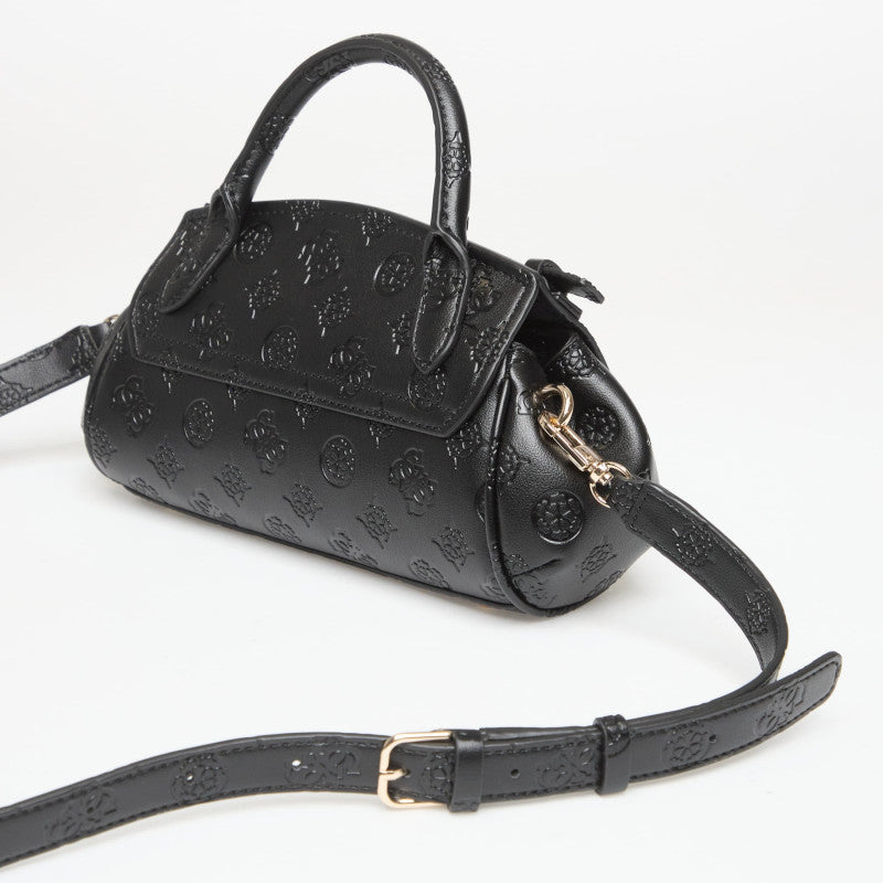 GUESS Diana Mini Top Handle Flap Black Logo
