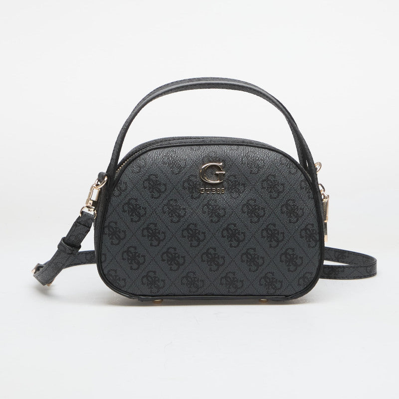 Guess Coleen Logo Top Zip Crossbody Grey