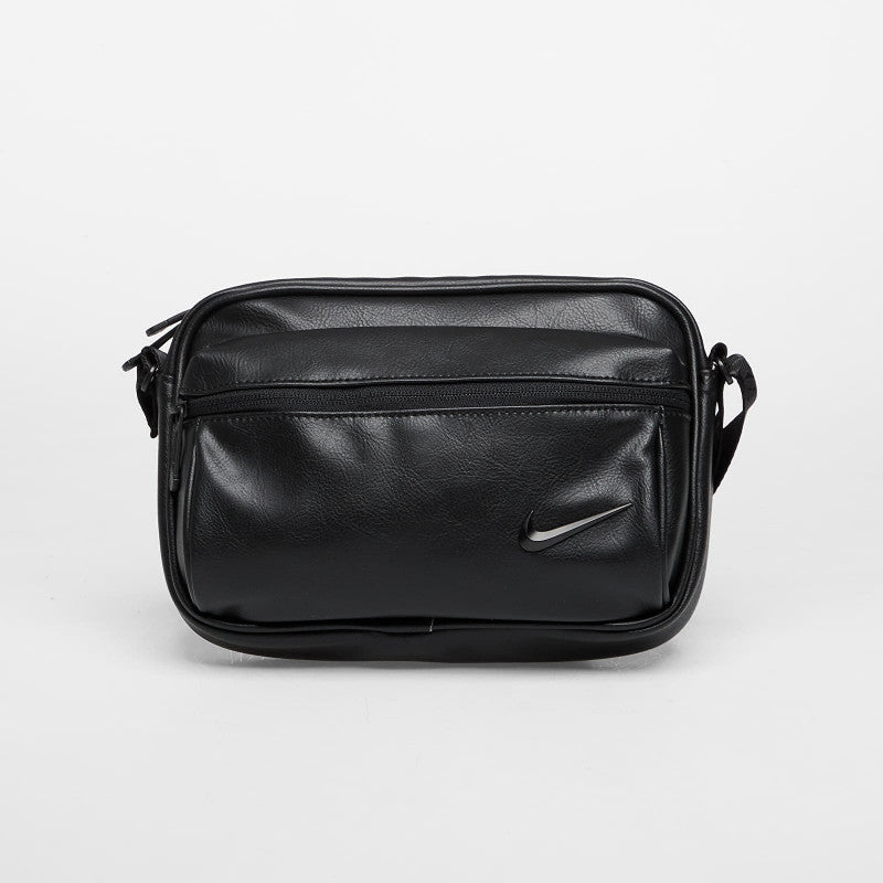 Nike Heritage Premium Crossbody Bag (3L) Black/ Black/ Sm Blk Elctrdep