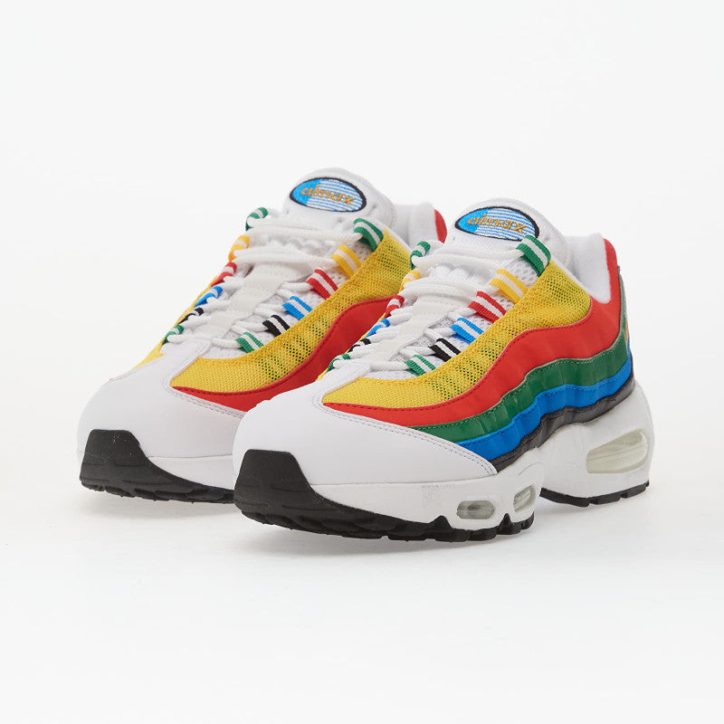Nike Air Max 95 Big Bubble Prm White/ Metallic Gold-Chile Red-Photo Blue