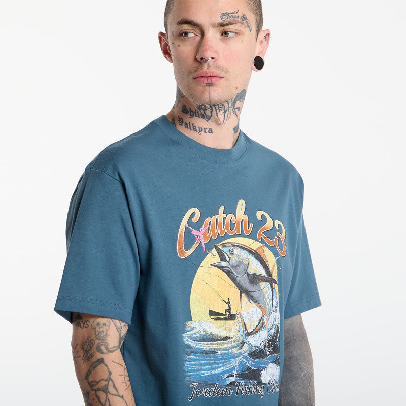 Jordan Men's Graphic T-Shirt Ash Green/ White