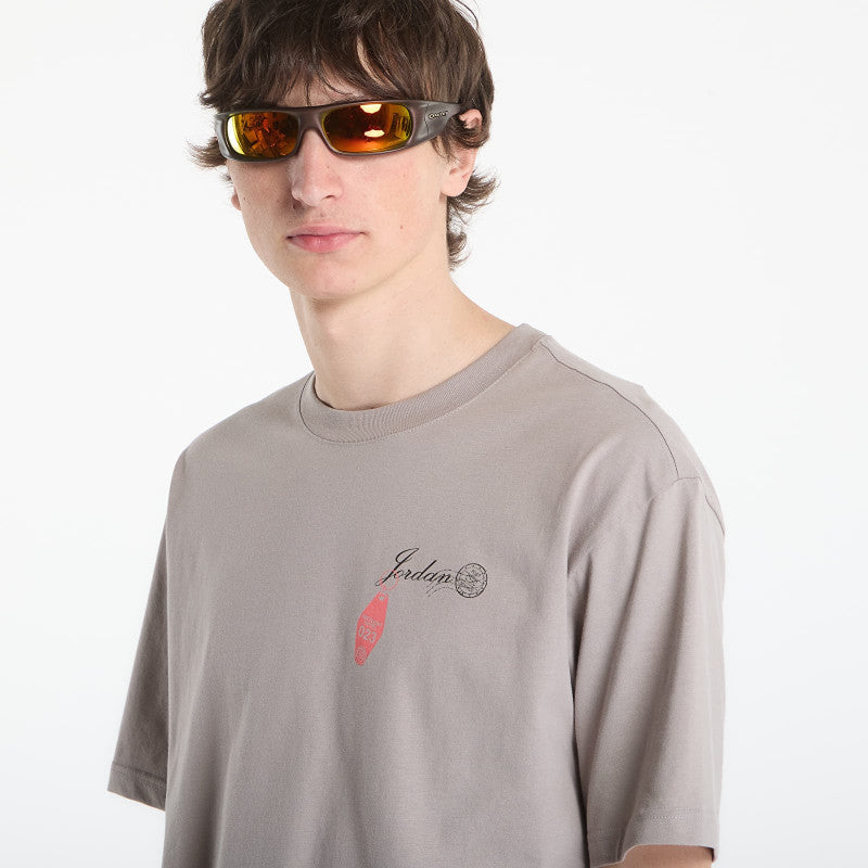 Jordan Men's Graphic T-Shirt Enigma Stone/ Infrared 23