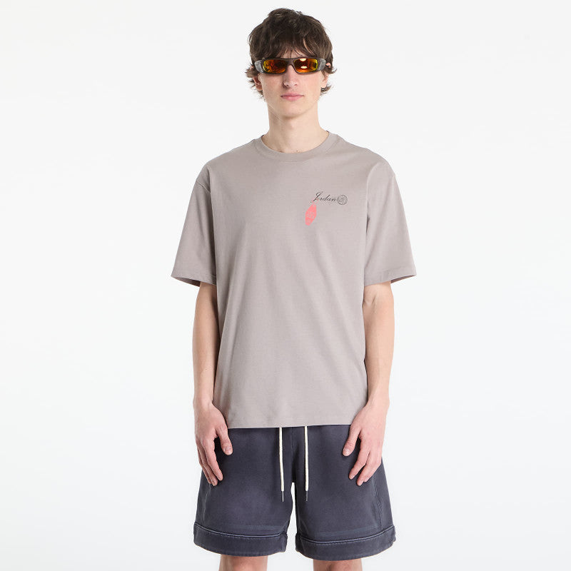 Jordan Men's Graphic T-Shirt Enigma Stone/ Infrared 23