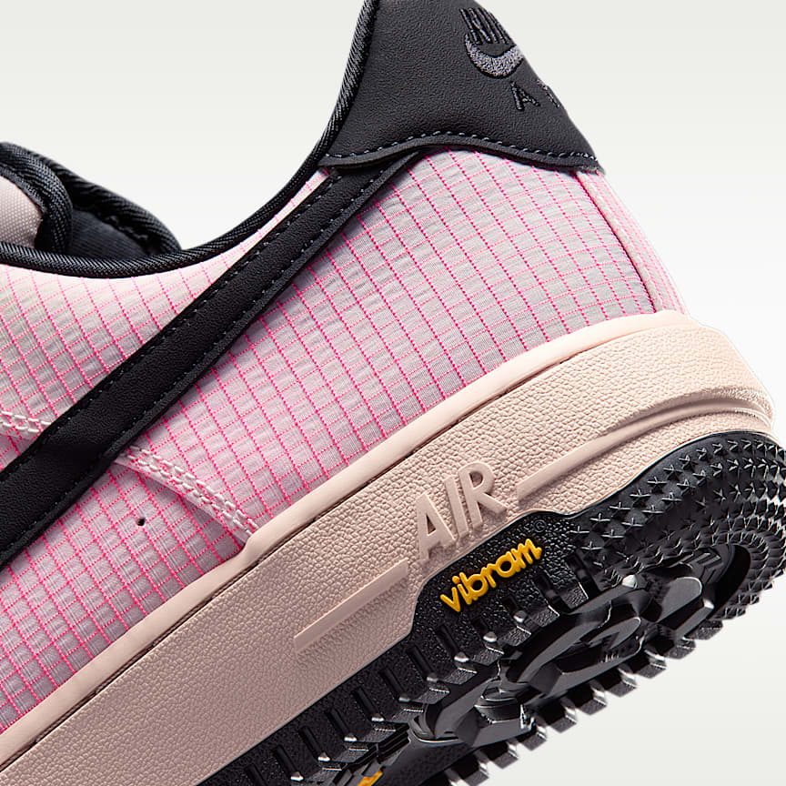 Nike Air Force 1 '07 Lx Vibram Silt Red/ Black-Lt Violet Ore