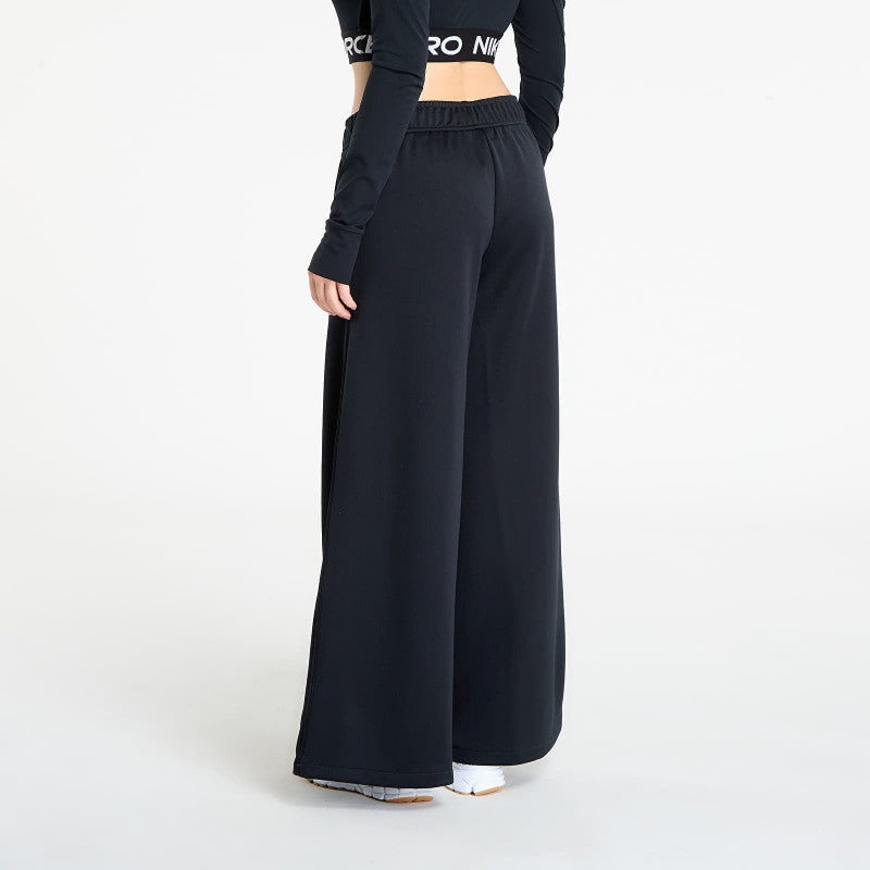 Nike Sportswear Women's Mid-Rise Wide-Leg Track Pants Black/ Black/ Sail