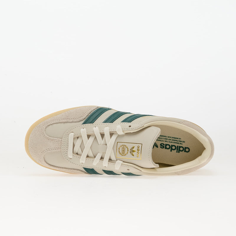 adidas Gazelle Indoor Crew White/ Collegiate Green/ Gum
