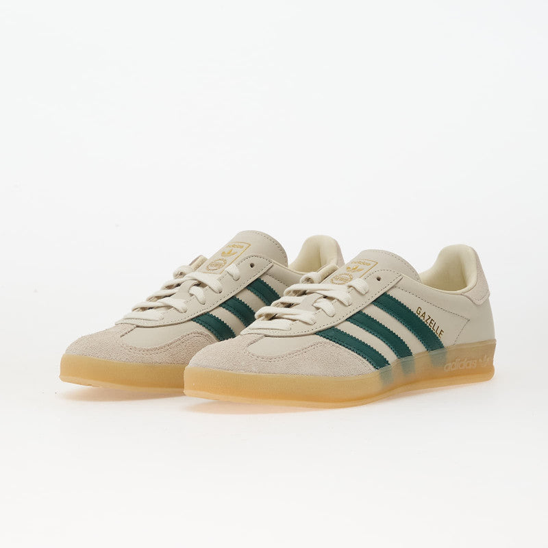 adidas Gazelle Indoor Crew White/ Collegiate Green/ Gum