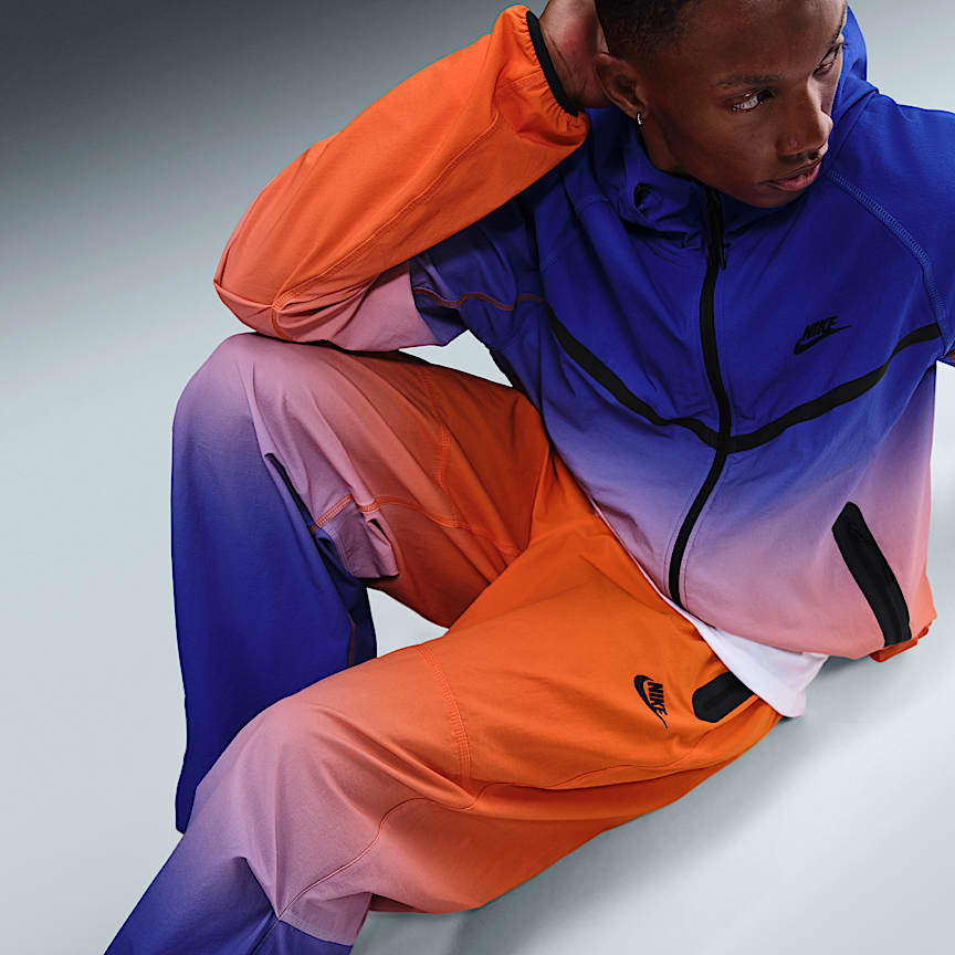 Nike Tech Men's Woven Pants Game Royal/ Safety Orange